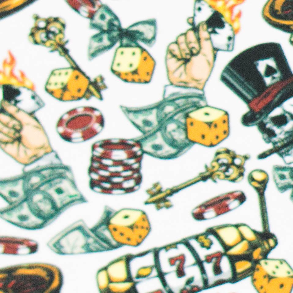 Haze | 8″ Gambling Glass Bubbler – Blue (Mini-I)