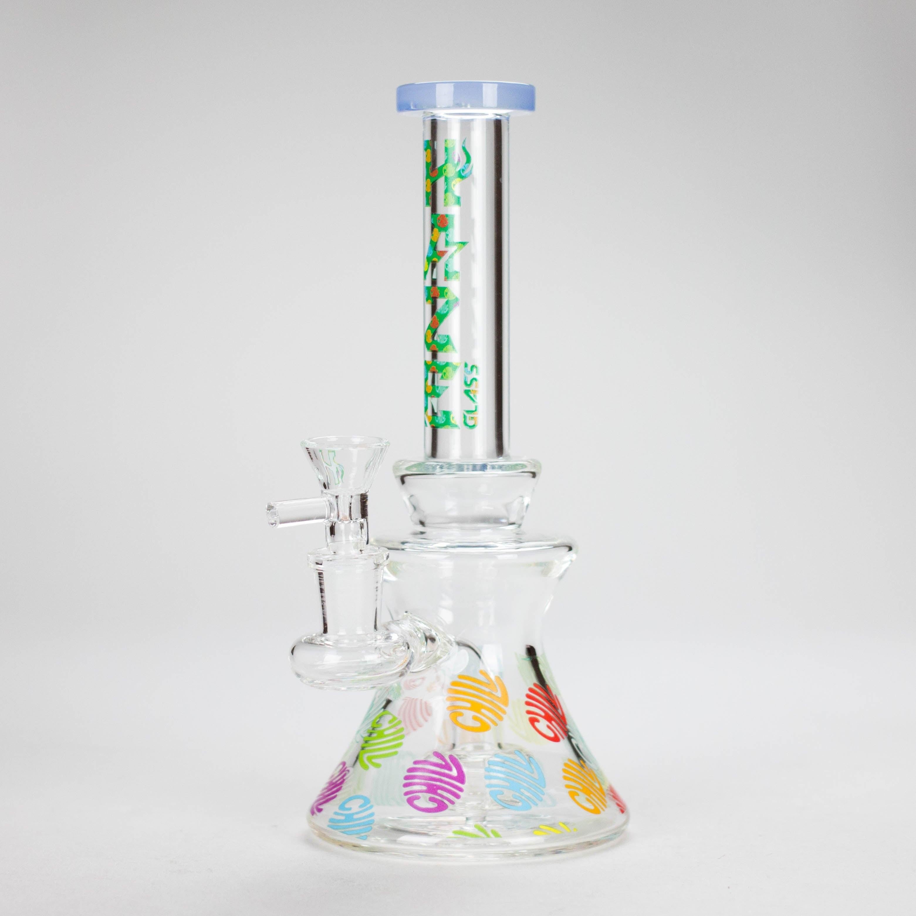 Haze | 8.5″ Colorful Chill Rig – Jade Blue (Mini-K) Main image