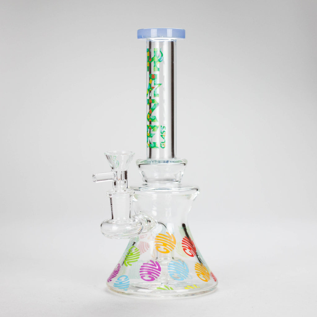 Haze | 8.5″ Colorful Chill Rig – Jade Blue (Mini-K)