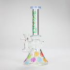 Haze | 8.5″ Colorful Chill Rig – Jade Blue (Mini-K)