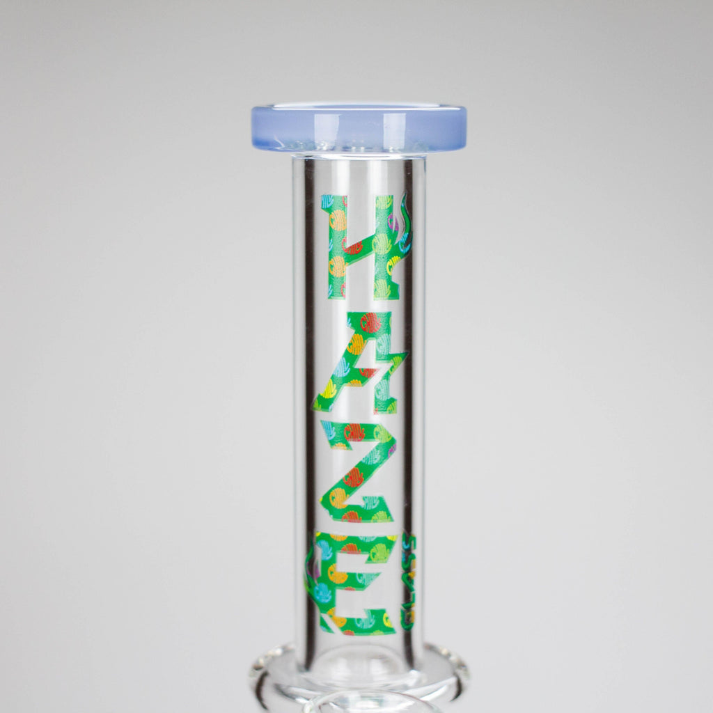 Haze | 8.5″ Colorful Chill Rig – Jade Blue (Mini-K)