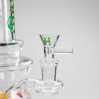 Haze | 8.5″ Colorful Chill Rig – Jade Blue (Mini-K)