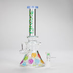 Haze | 8.5″ Colorful Chill Rig – Jade Blue (Mini-K)
