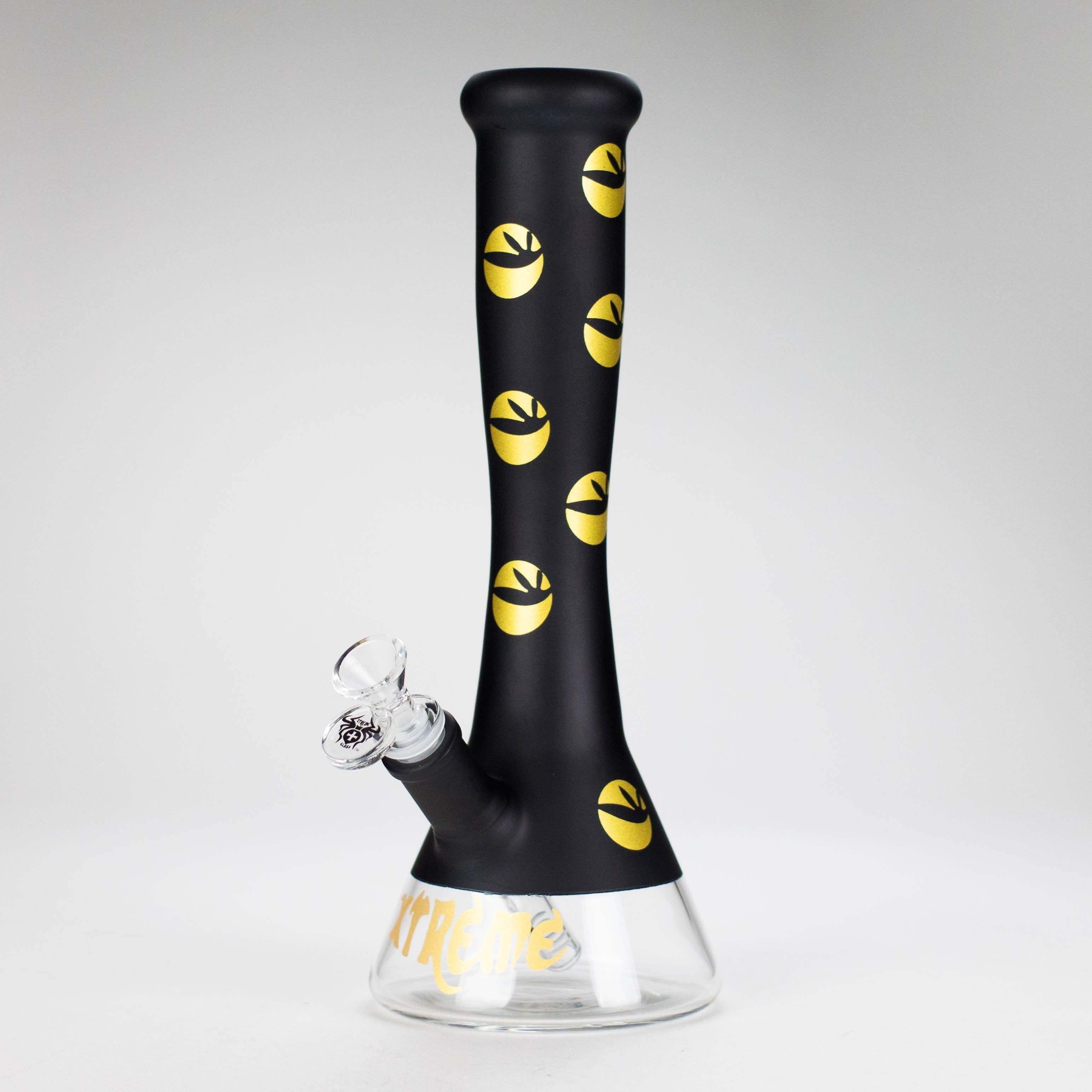 Xtreme | 13″ 7mm Vase Shape Beaker Bong with Window – (XTR-1009) Main image