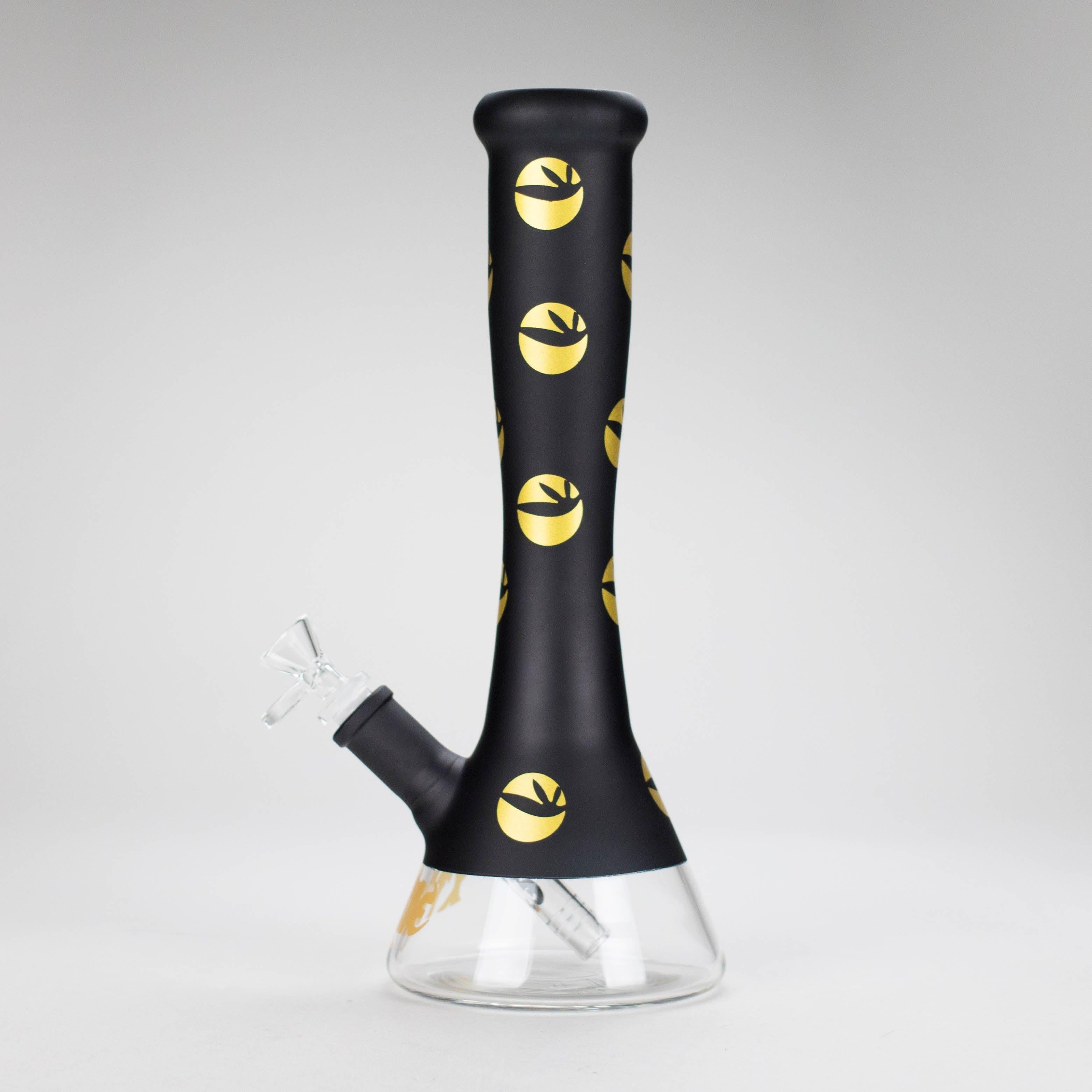 Xtreme | 13″ 7mm Vase Shape Beaker Bong with Window – (XTR-1009)