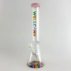 Wellcann | 17" Thickened Base Psychedelic Beaker Glass Bong