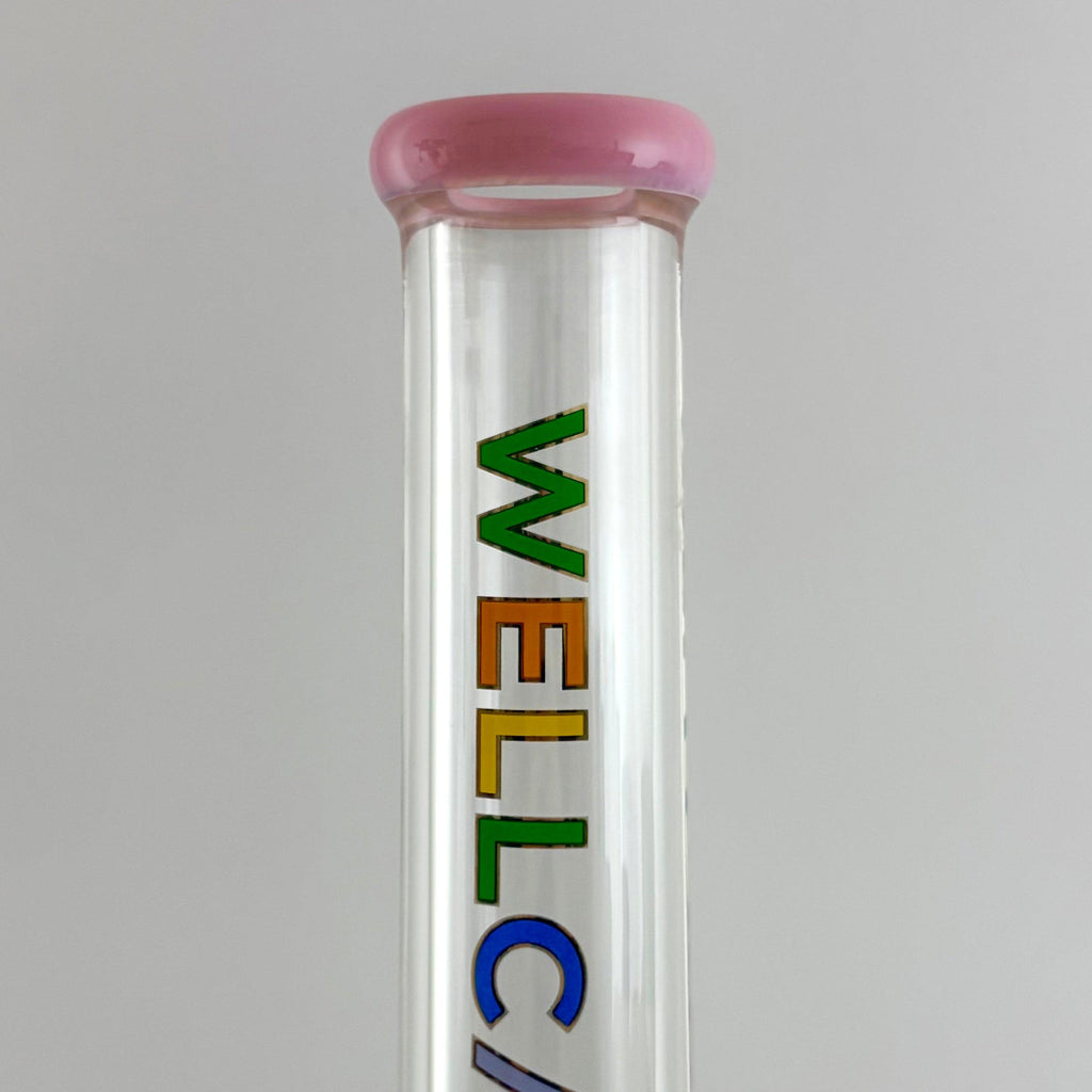 Wellcann | 17" Thickened Base Psychedelic Beaker Glass Bong