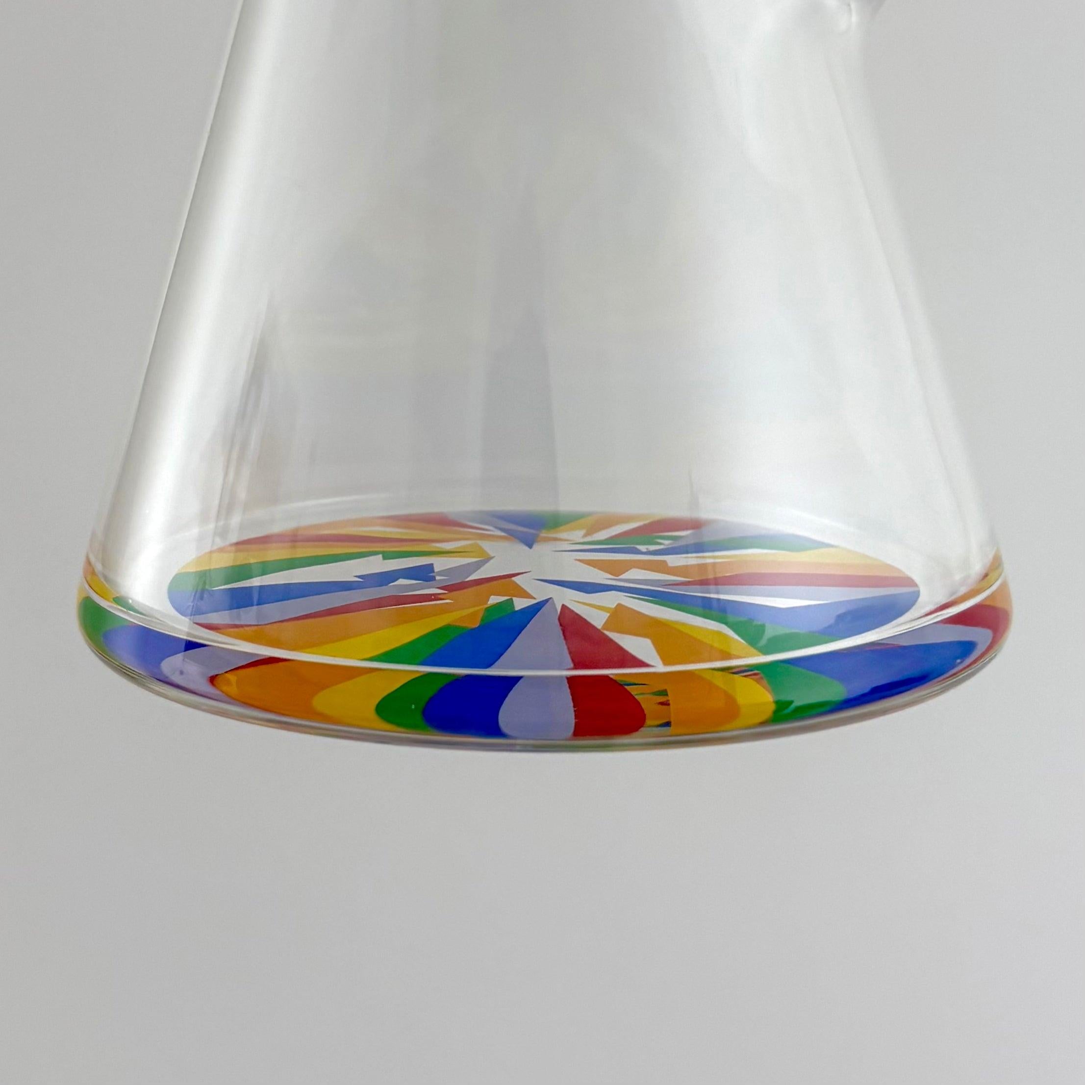 Wellcann | 17" Thickened Base Psychedelic Beaker Glass Bong