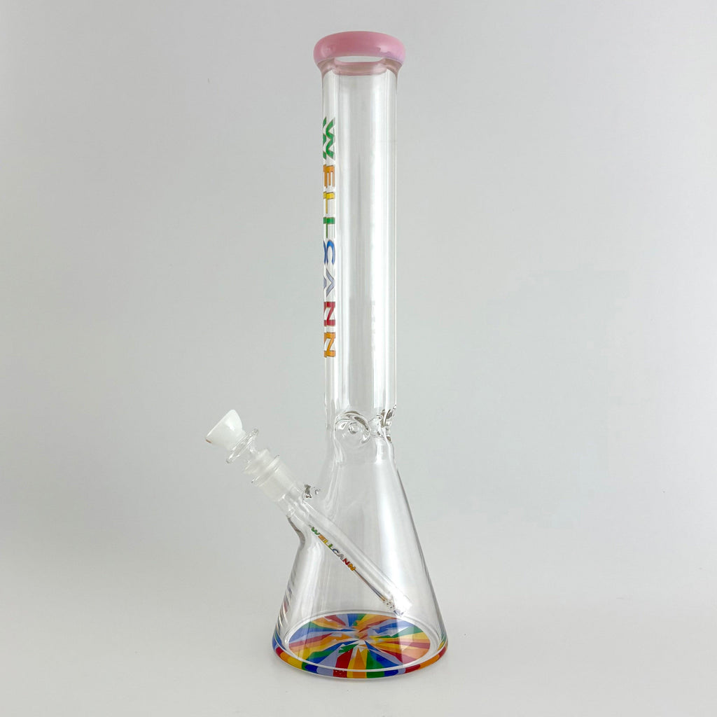 Wellcann | 17" Thickened Base Psychedelic Beaker Glass Bong