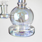 7" Solid Color Electroplate Glass Bong – 14mm Bowl Joint