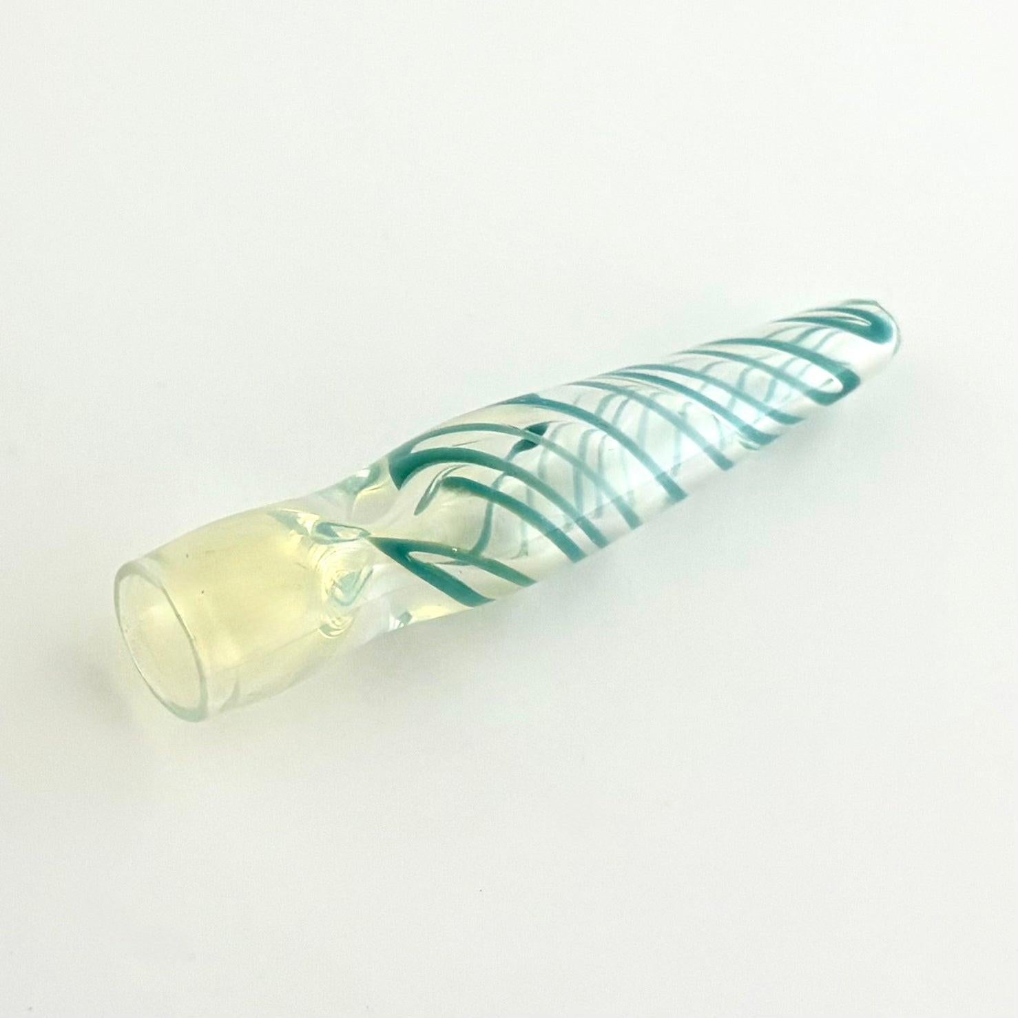 3" Twisted Glass Chillum-Pack of 4 Secondary image