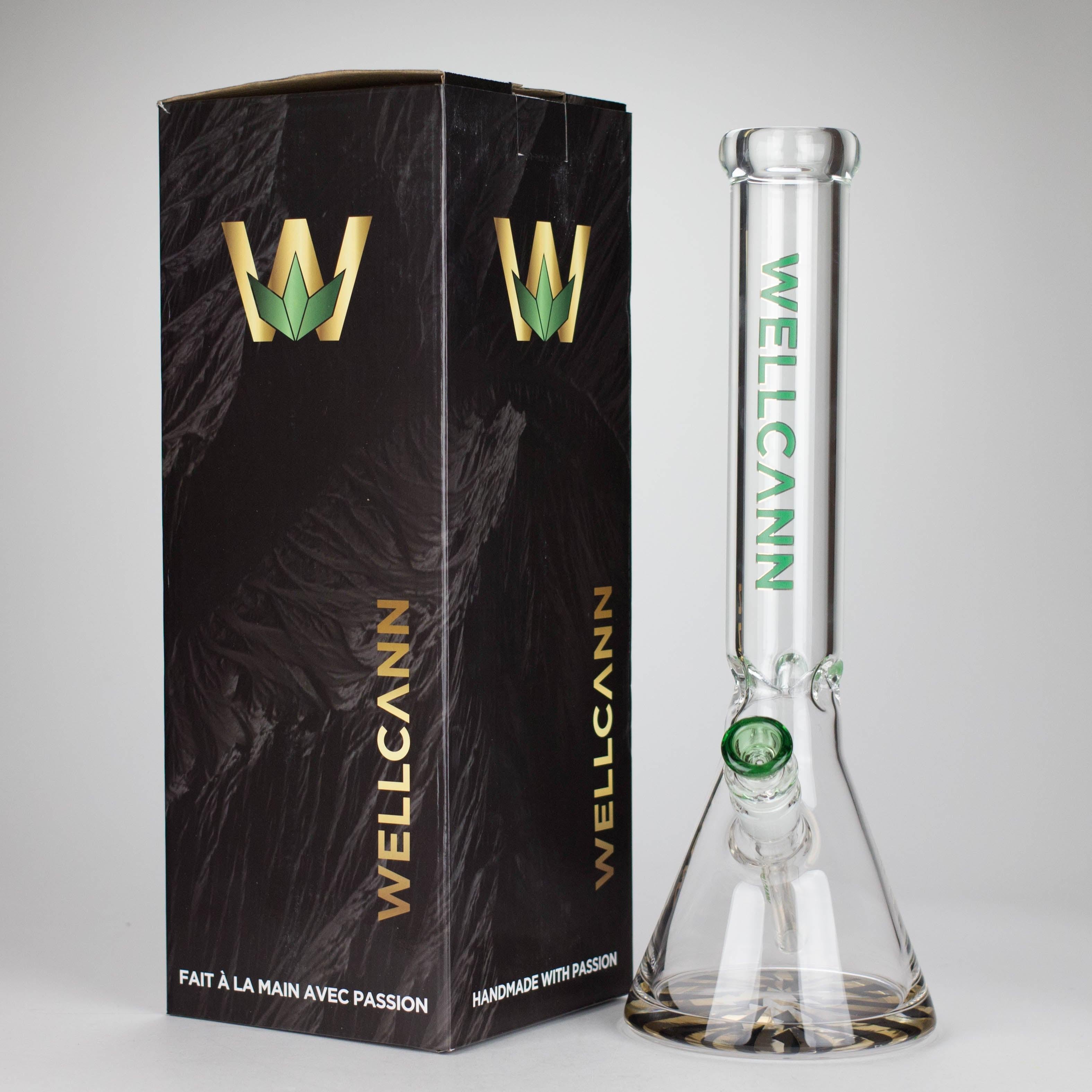 Wellcan | 15" 7mm Psychedelic Thickened Beaker Glass Bong Secondary image