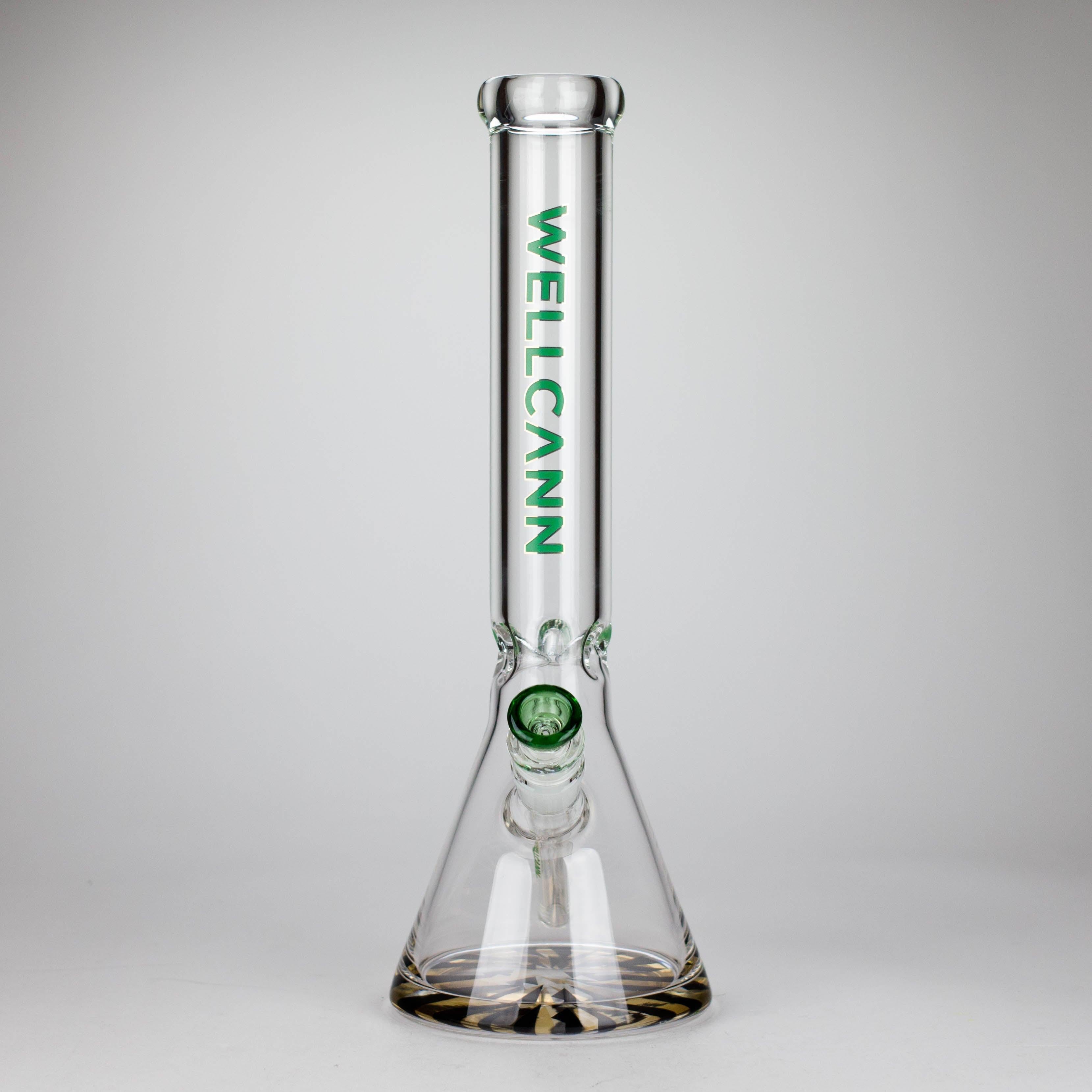 Wellcan | 15" 7mm Psychedelic Thickened Beaker Glass Bong