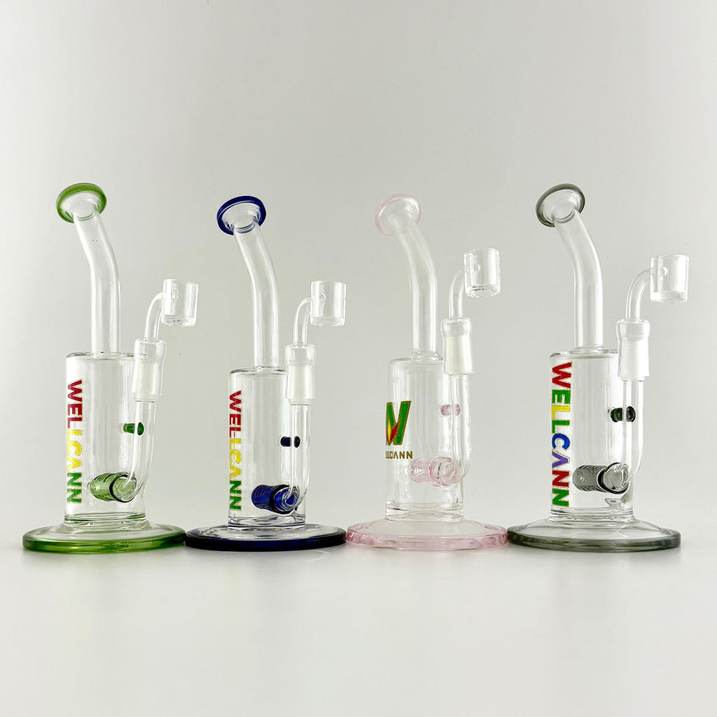 Wellcann | 9.5" Inline Rig with Quartz Banger