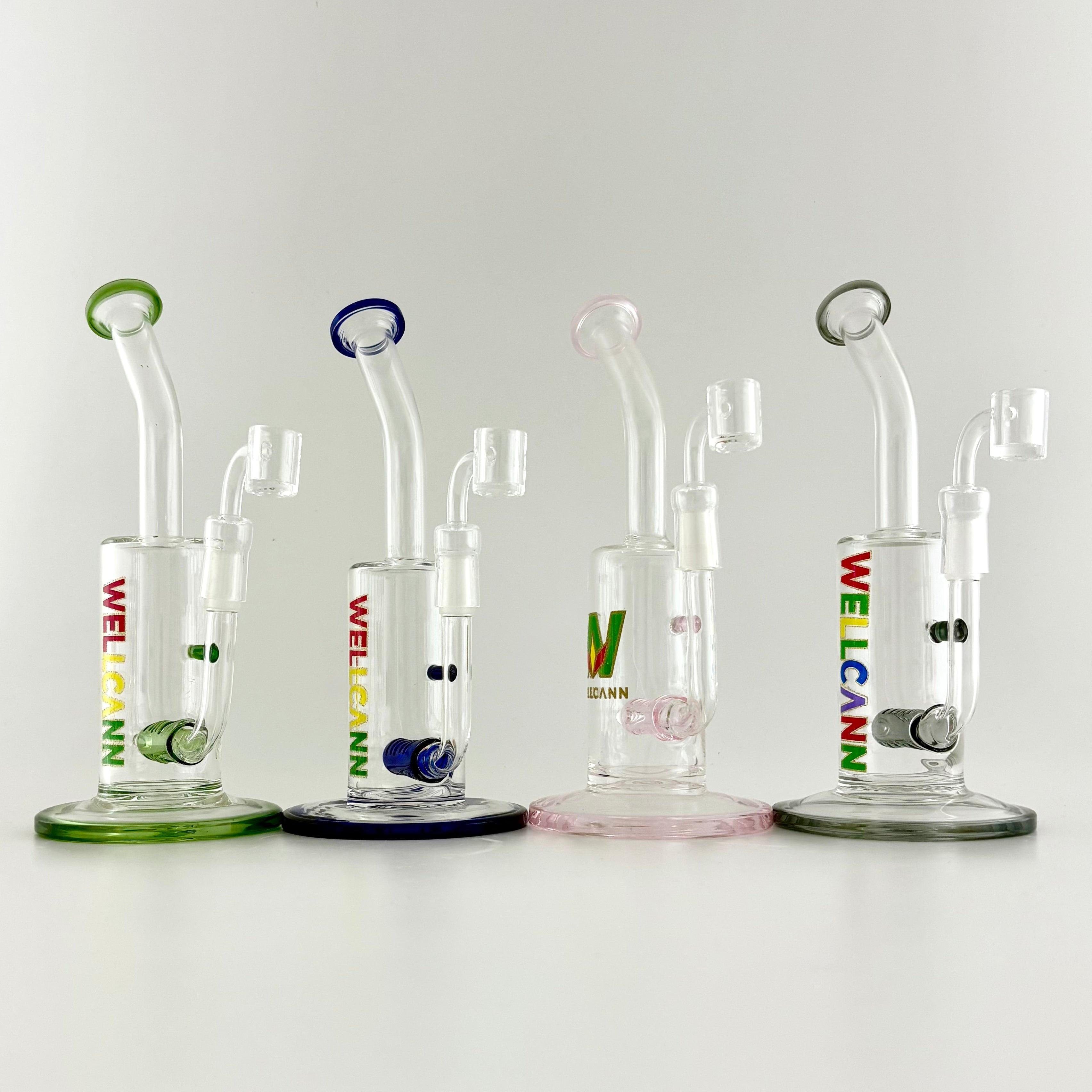 Wellcann | 9.5" Inline Rig with Quartz Banger