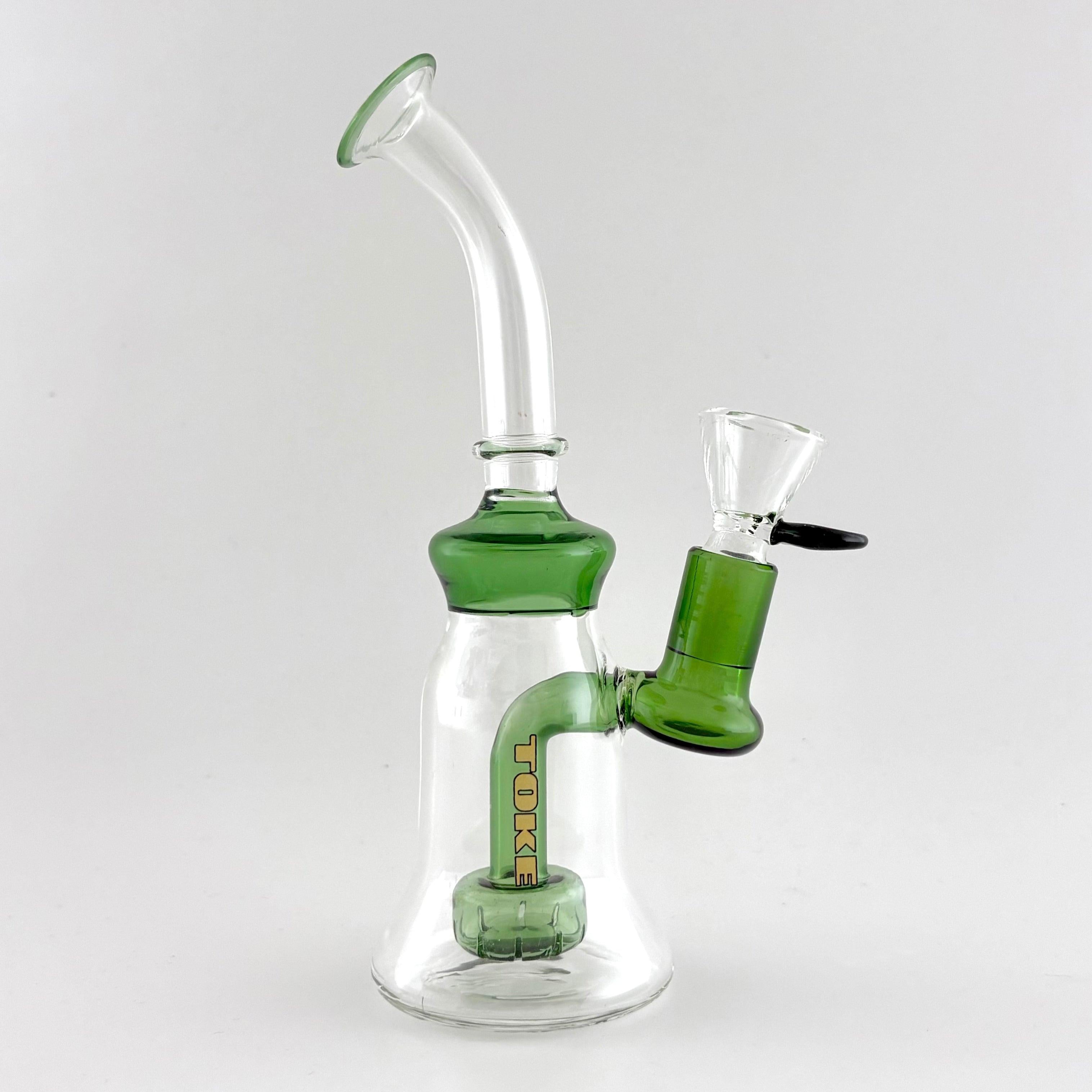 Toke |  8” Glass Dab Rig - Circ Perc