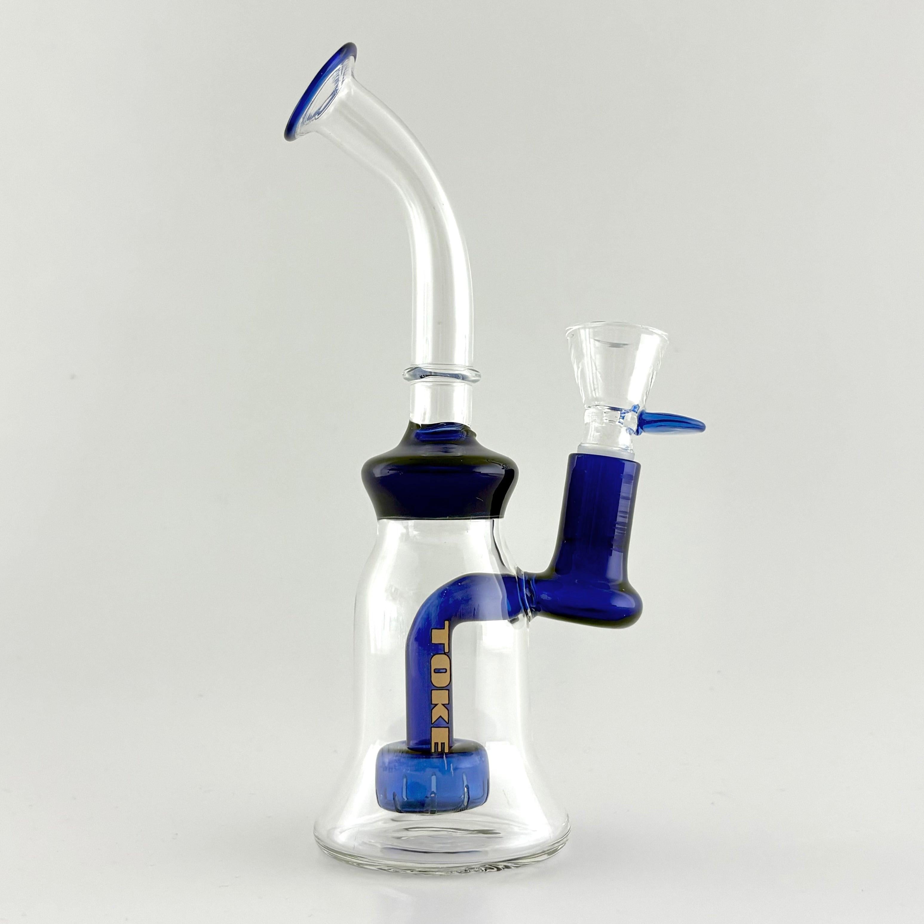 Toke |  8” Glass Dab Rig - Circ Perc