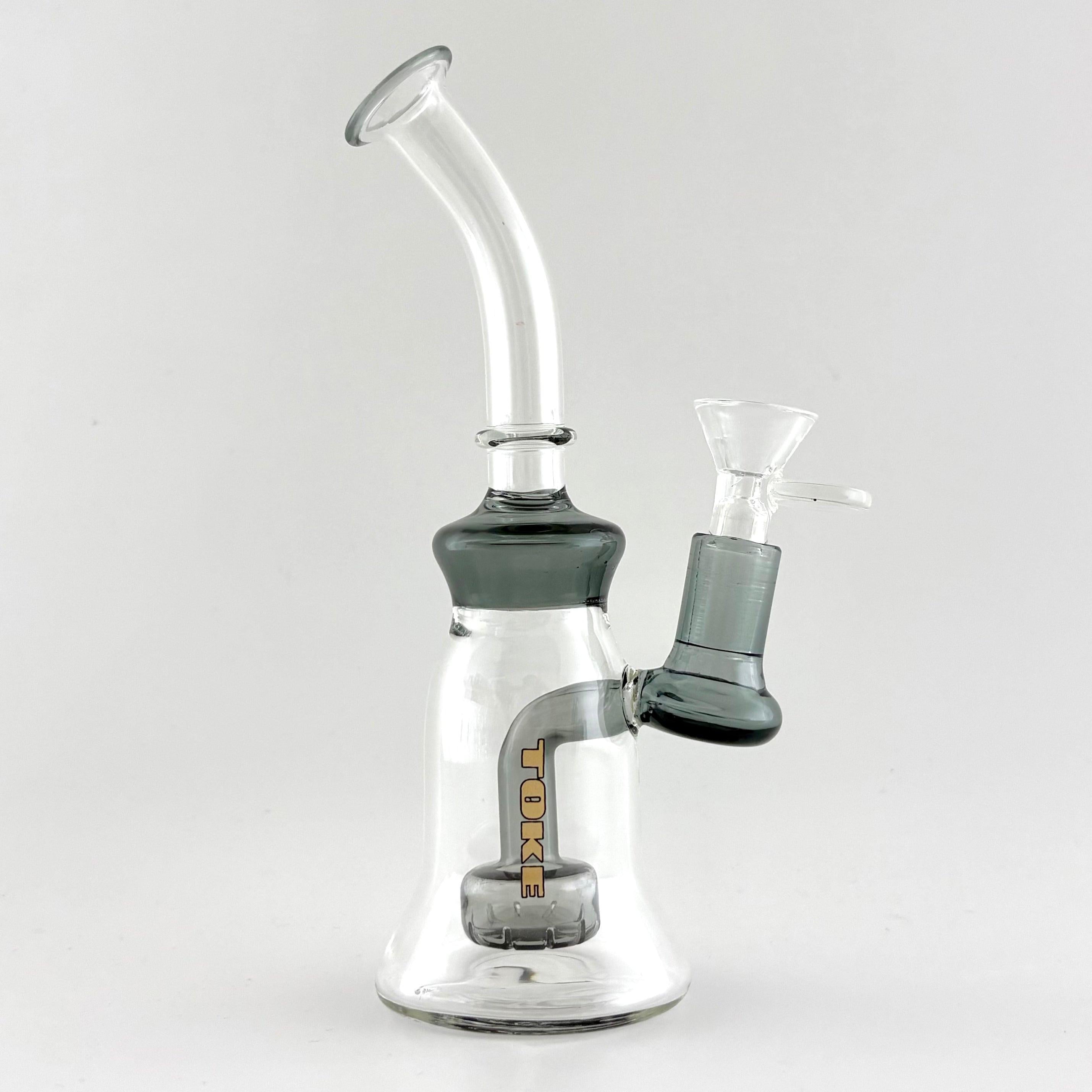 Toke |  8” Glass Dab Rig - Circ Perc
