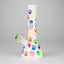 10" 3D Glass Bong With My Pet Design – Glow in the Dark