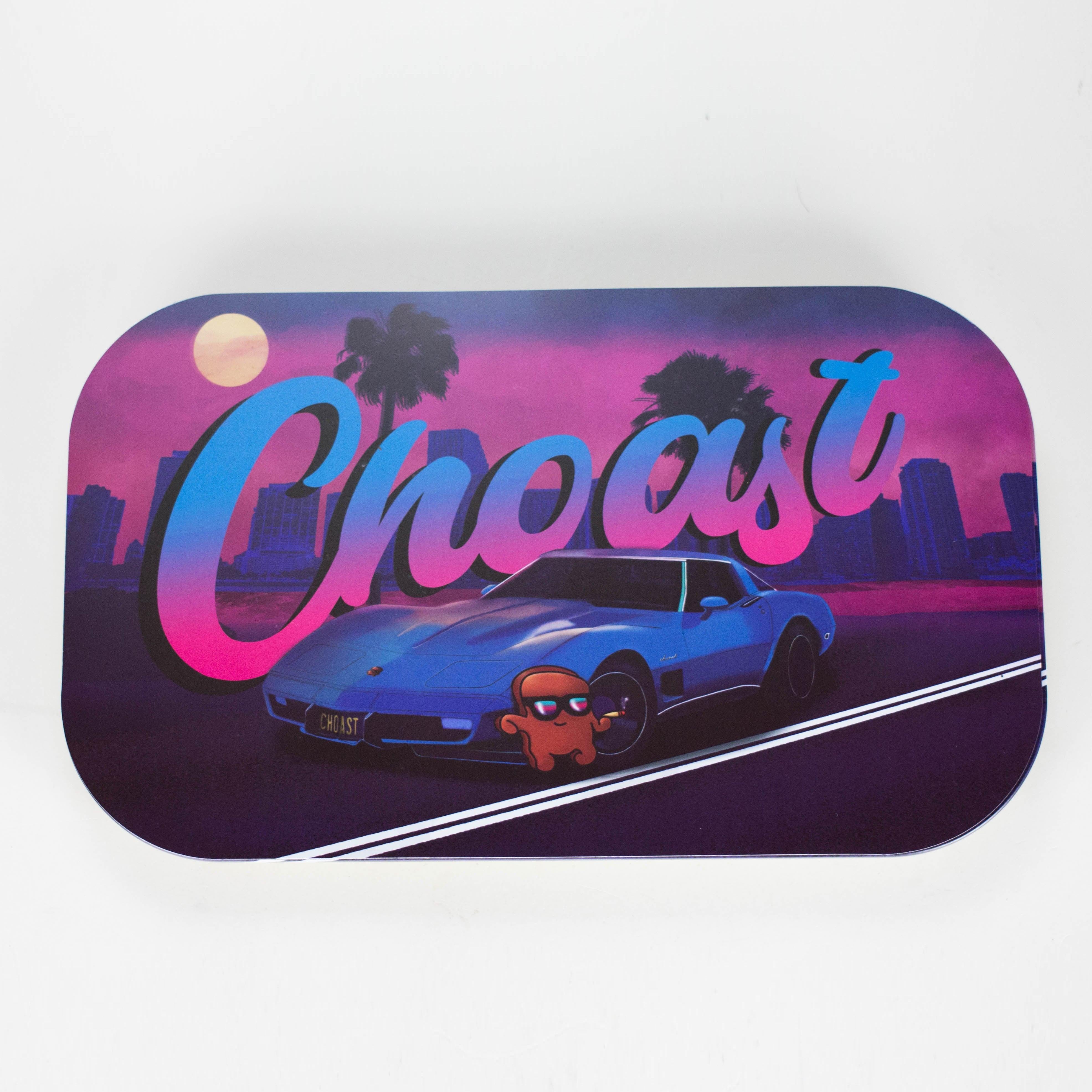 Choast Rolls | "Miami Vice" Rolling Tray + Magnetic Lid Secondary image