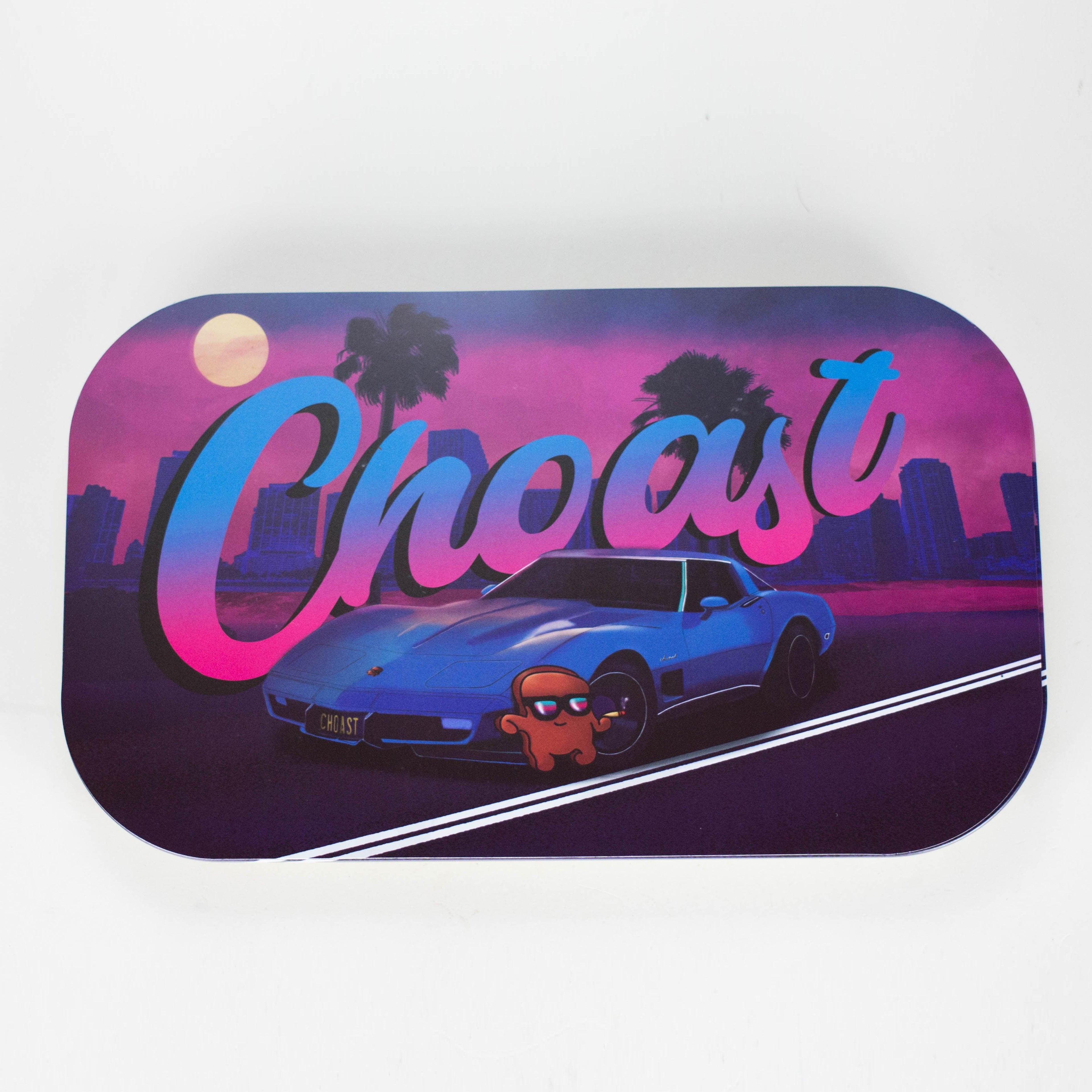 Choast Rolls | "Miami Vice" Rolling Tray + Magnetic Lid