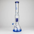Genie | 17.5" 10-Arm 9mm Colored Bottom Glass Bong [GE4180]