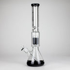 Genie | 17.5" 10-Arm 9mm Colored Bottom Glass Bong [GE4180]