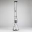 Genie | 24" 12-Arm 9mm Colored Bottom Glass Water Bong [F7-004-1]