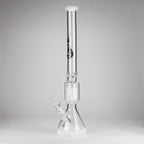 Genie | 24" 12-Arm 9mm Colored Bottom Glass Water Bong [F7-004-1]