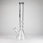Genie | 19.5" 9mm Curved Shaft Glass Beaker Bong [F7-002-1]