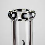 Genie | 19.5" 9mm Curved Shaft Glass Beaker Bong [F7-002-1]