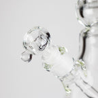 Genie | 19.5" 9mm Curved Shaft Glass Beaker Bong [F7-002-1]