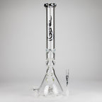 Genie | 19.5" 9mm Curved Shaft Glass Beaker Bong [F7-002-1]