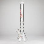 Genie | 19.5" 9mm Curved Shaft Glass Beaker Bong [F7-002-1]