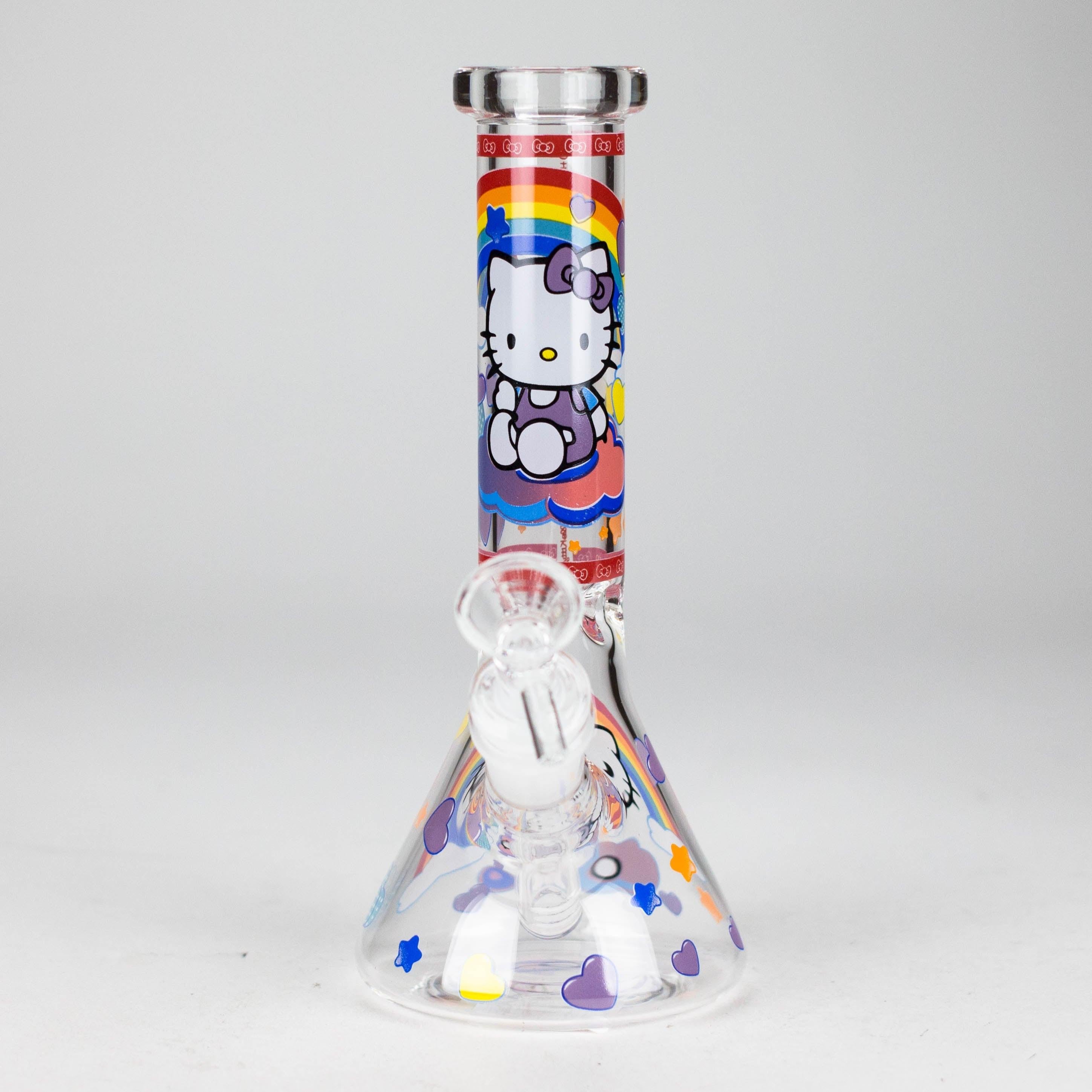 7.5" Glow-in-the-Dark PK Cartoon Beaker Bong – [PIP880] Secondary image
