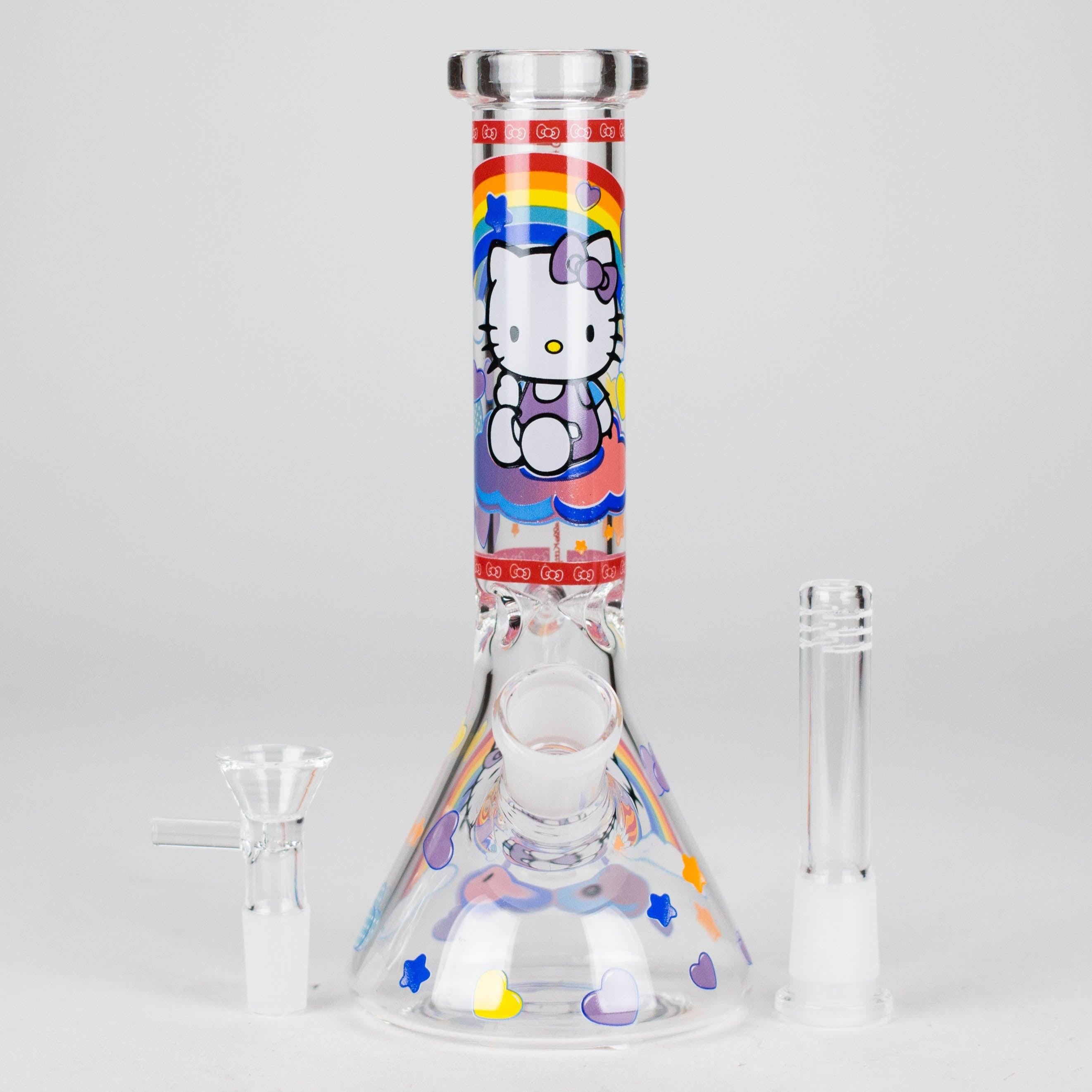 7.5" Glow-in-the-Dark PK Cartoon Beaker Bong – [PIP880]