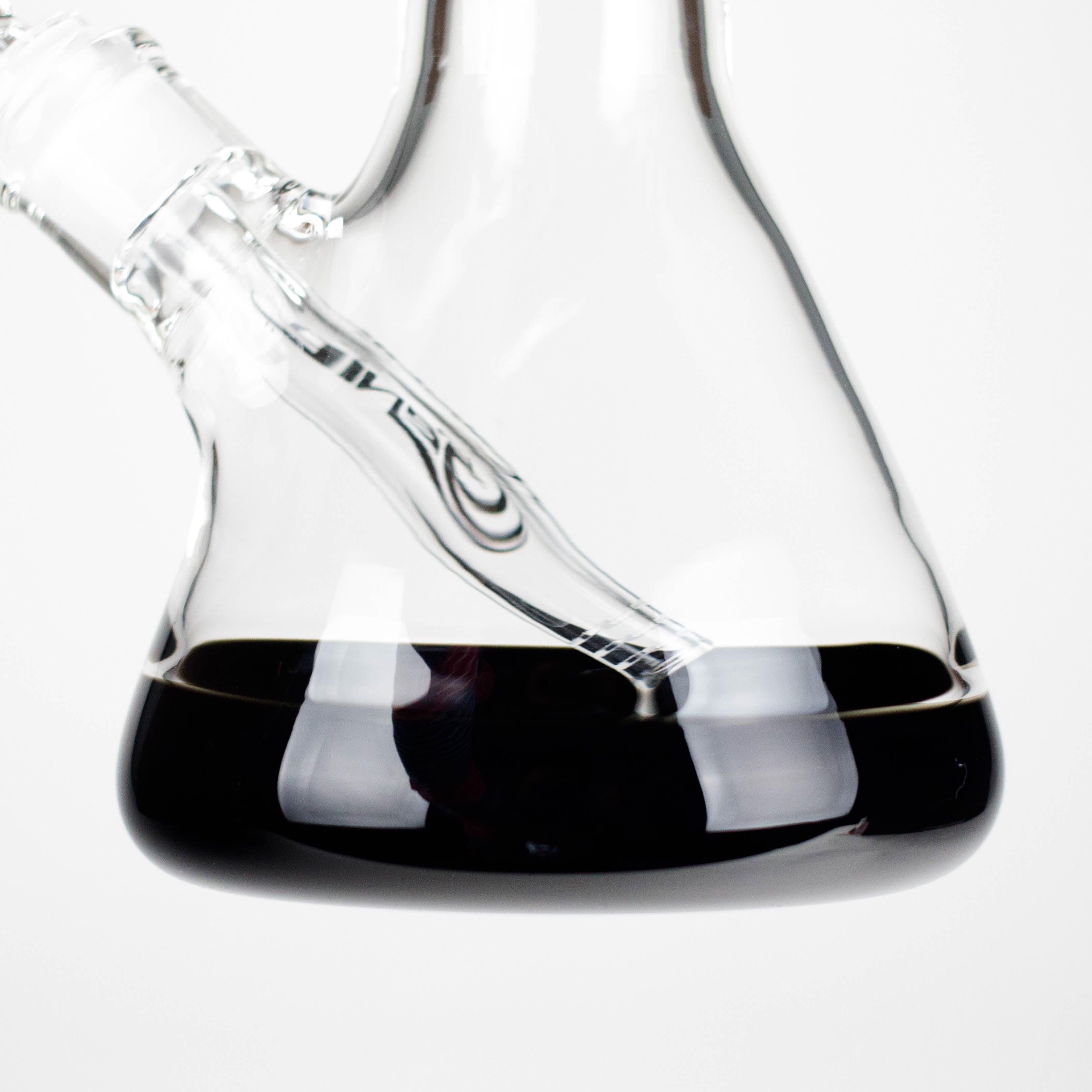 Genie | 17.5" 10-Arm 9mm Colored Bottom Glass Bong [GE4180] Secondary image