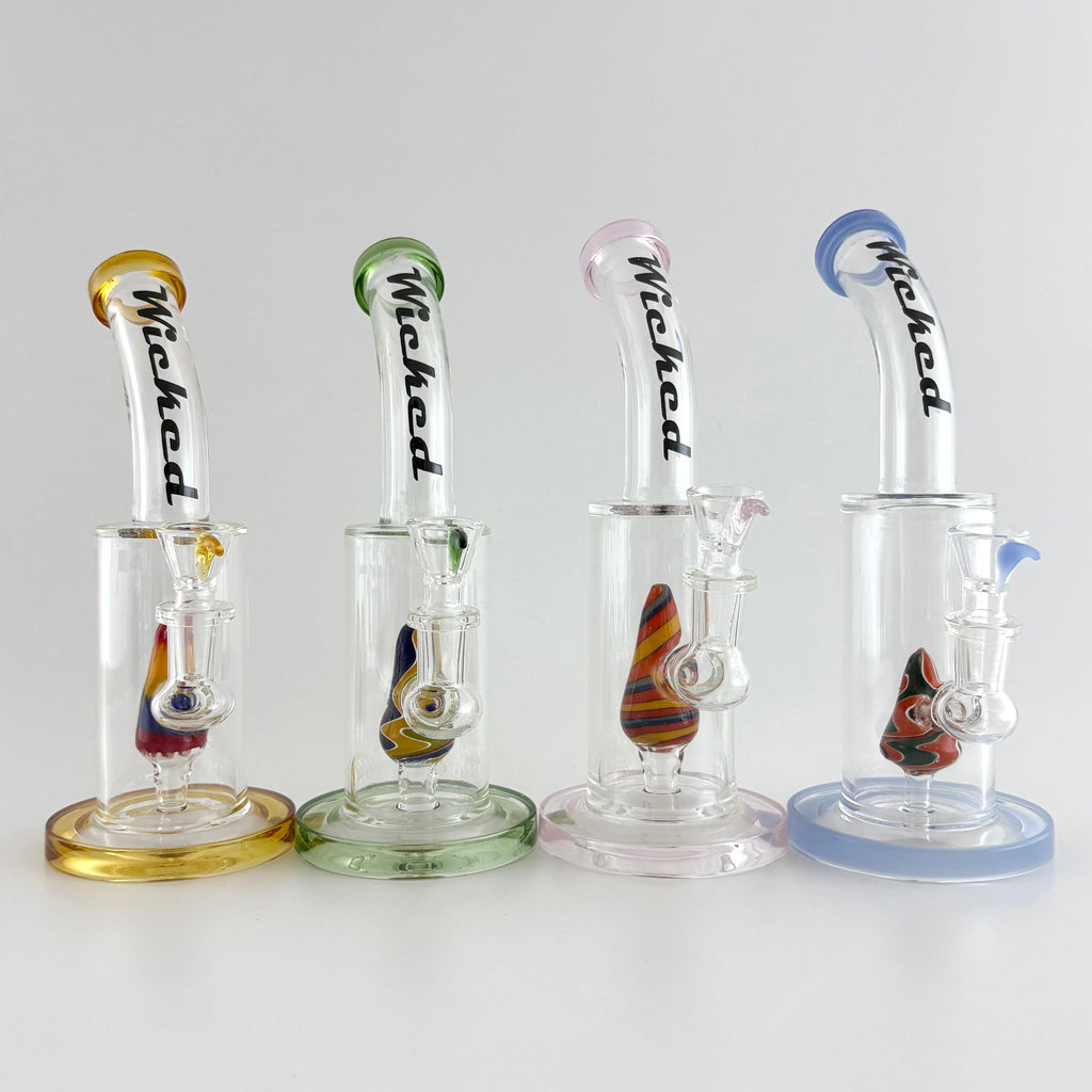 Wicked | 8" Wig-Wag Dome Perc Dab Rig