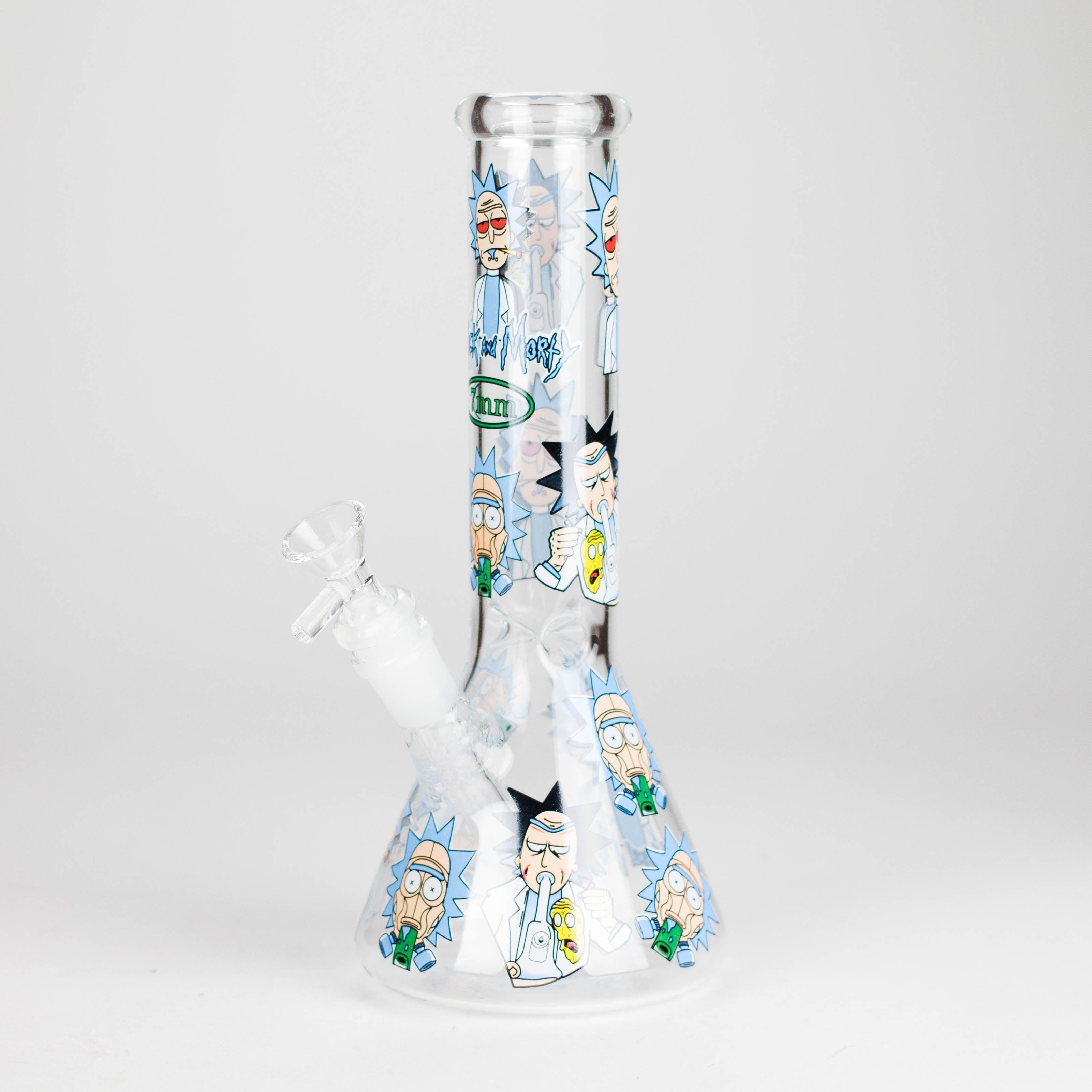 10" Cartoon Glass Bong – Fun & Functional Smoking Piece Main image