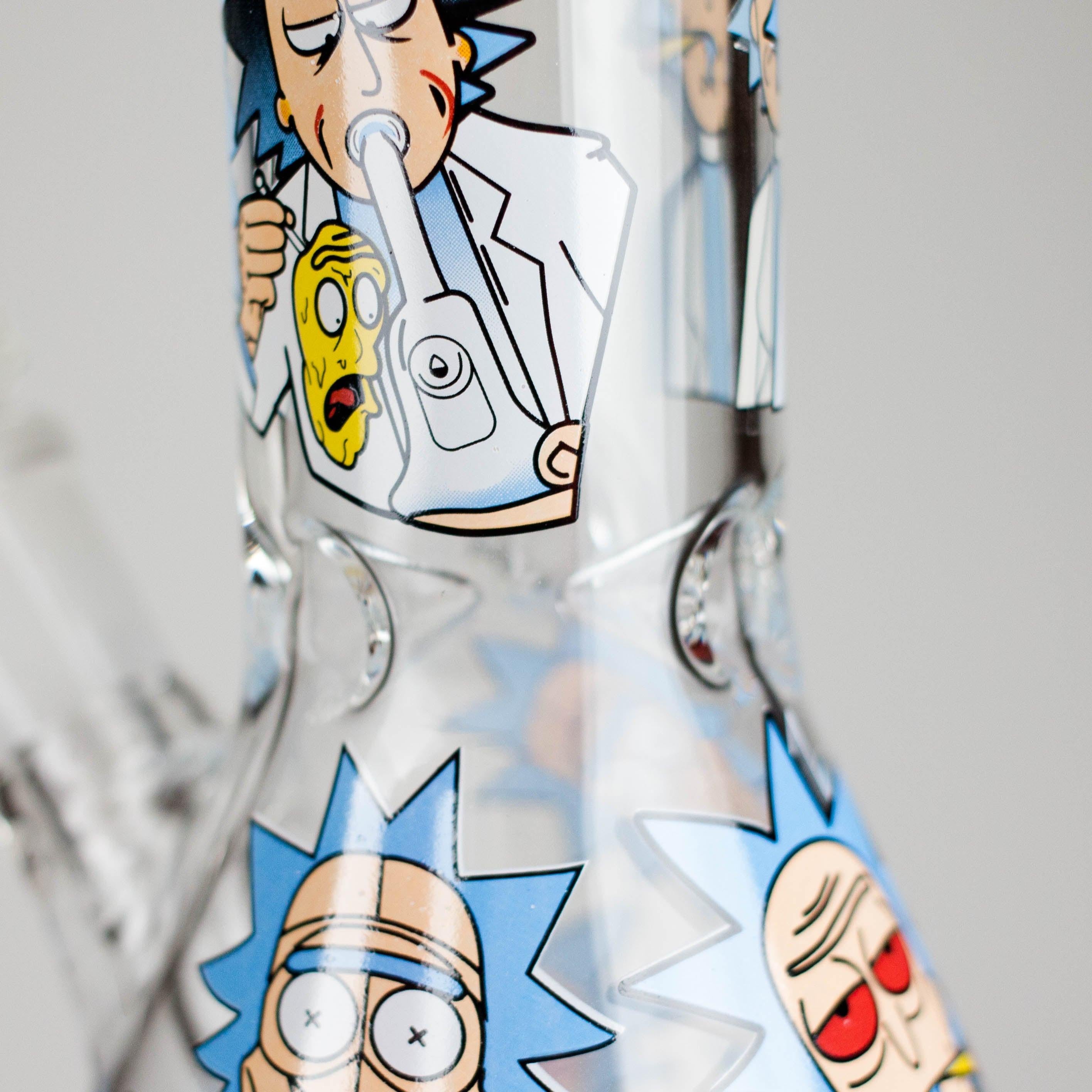 10" Cartoon Glass Bong – Fun & Functional Smoking Piece
