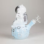 7" 3D Astronaut Glass Bong – Space Inspired Water Pipe
