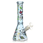 10" 5mm Milkyway Glass Beaker Bong - 4 Assorted Colours
