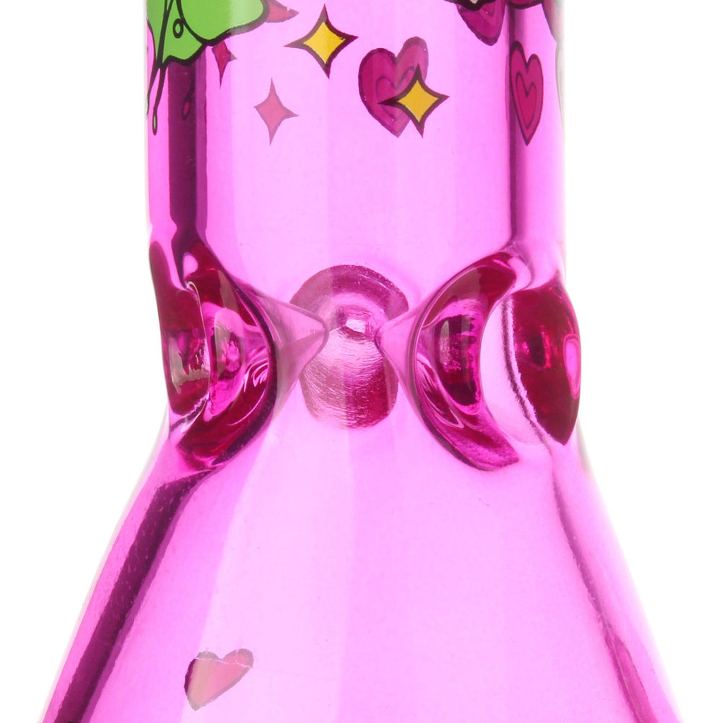 10" 5mm Milkyway Glass Beaker Bong - 4 Assorted Colours