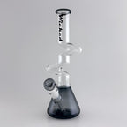 Wicked | Zig-Zag 12" 4mm 4 Colours Assorted Glass Beaker Bong