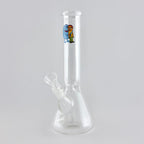 10" Cartoon Glass Beaker Bong