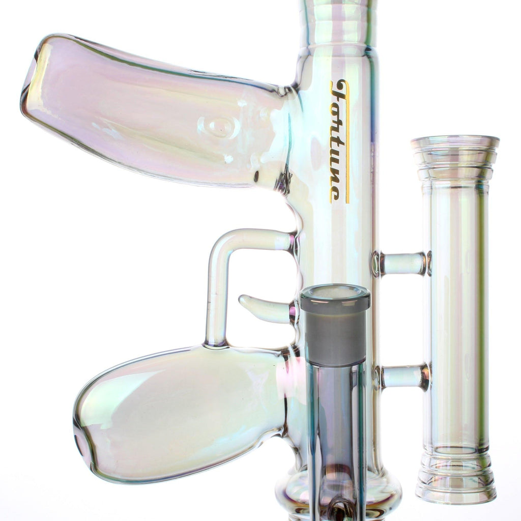 Fortune | 18" AK-47 Style Electroplated Glass Bong