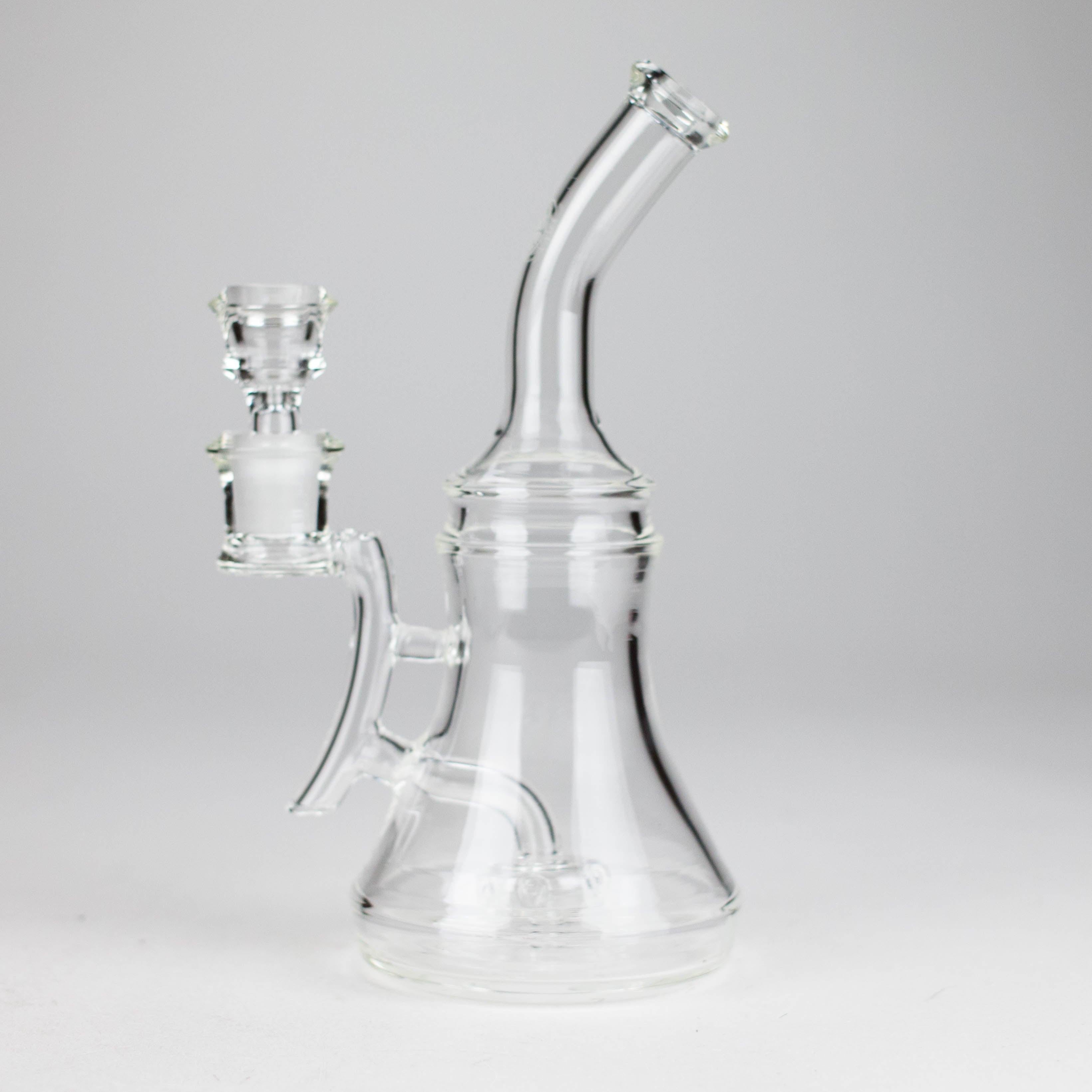 Nami Glass | 9" Ripple Dab Rig – Premium Borosilicate with Signature Inline Design