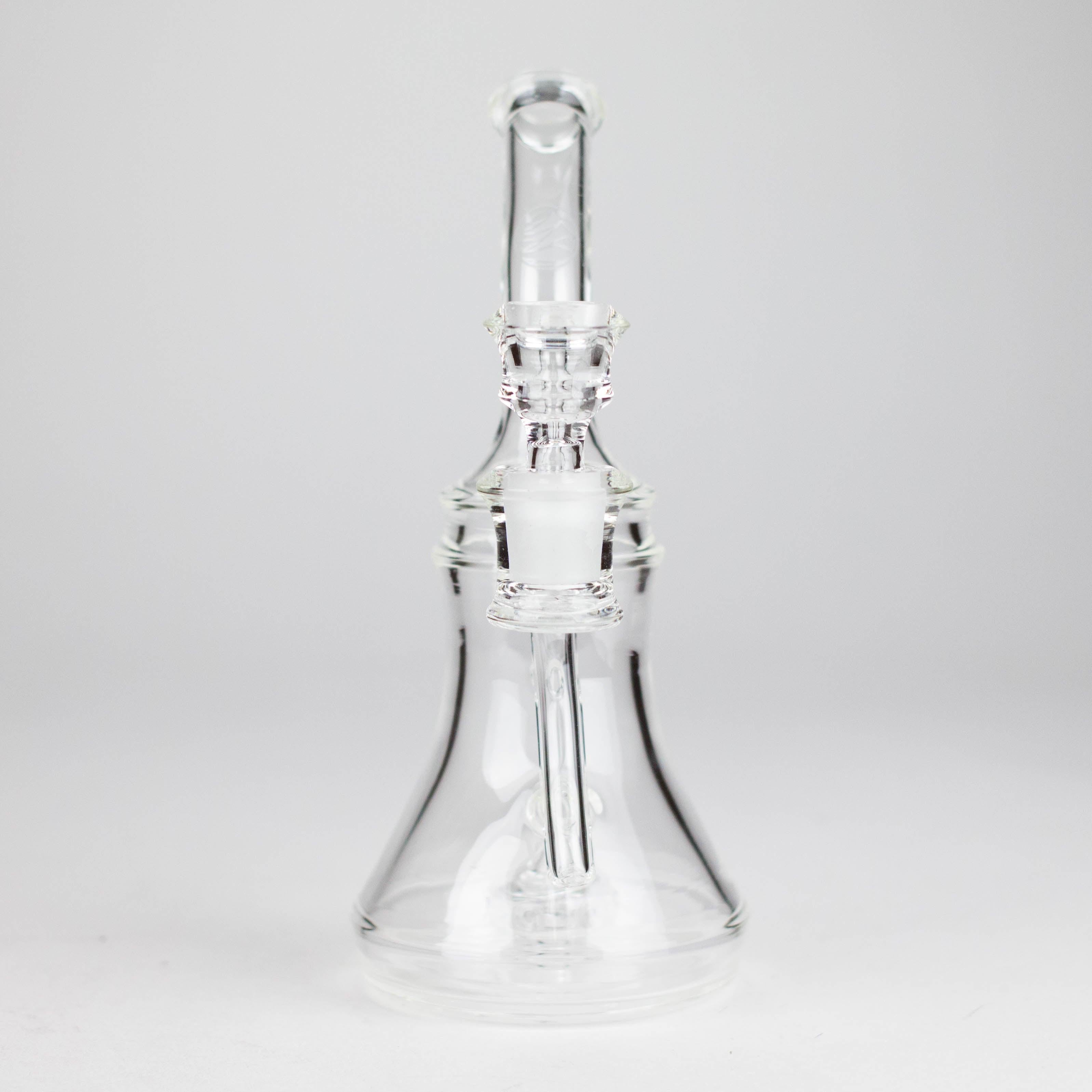 Nami Glass | 9" Ripple Dab Rig – Premium Borosilicate with Signature Inline Design