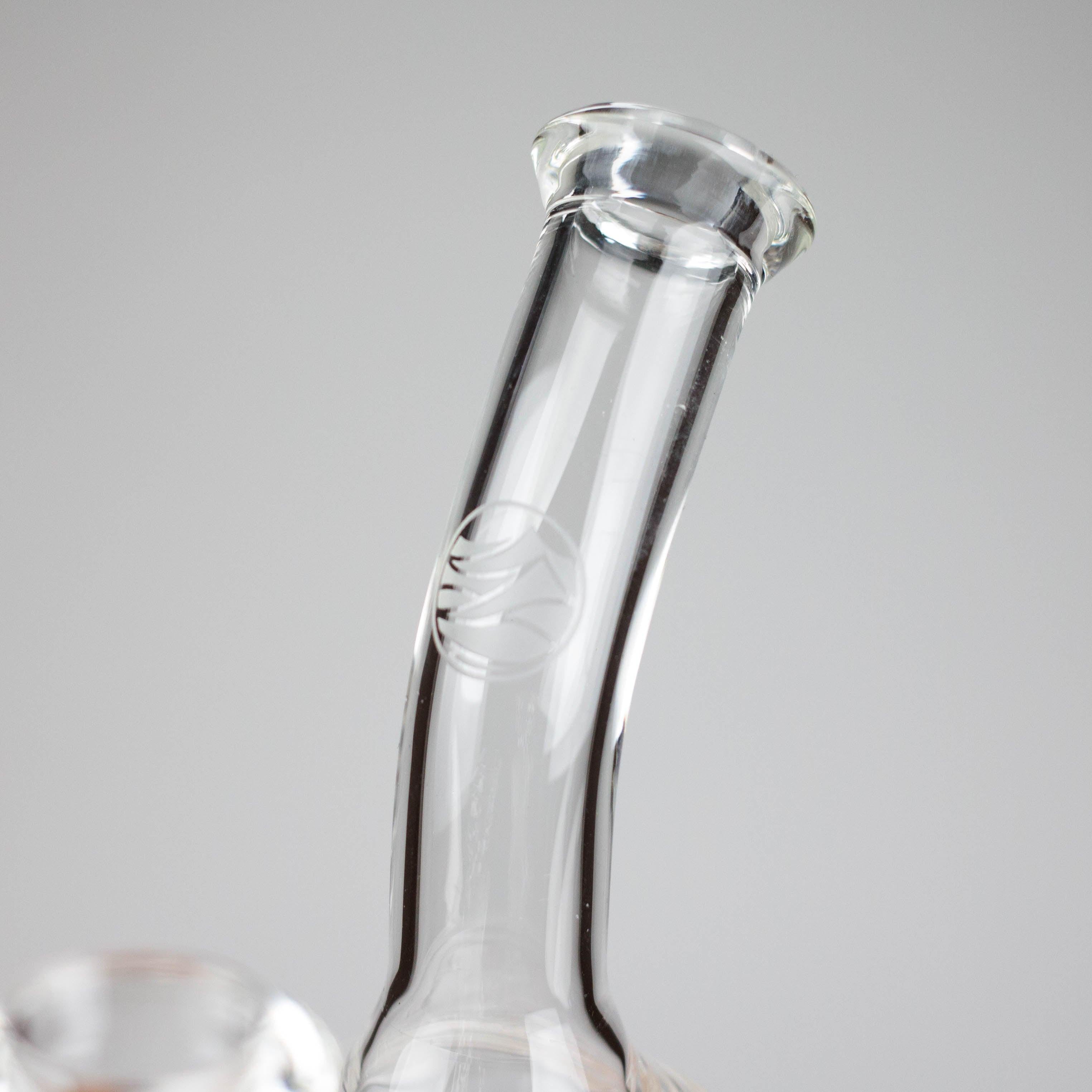 Nami Glass | 9" Ripple Dab Rig – Premium Borosilicate with Signature Inline Design