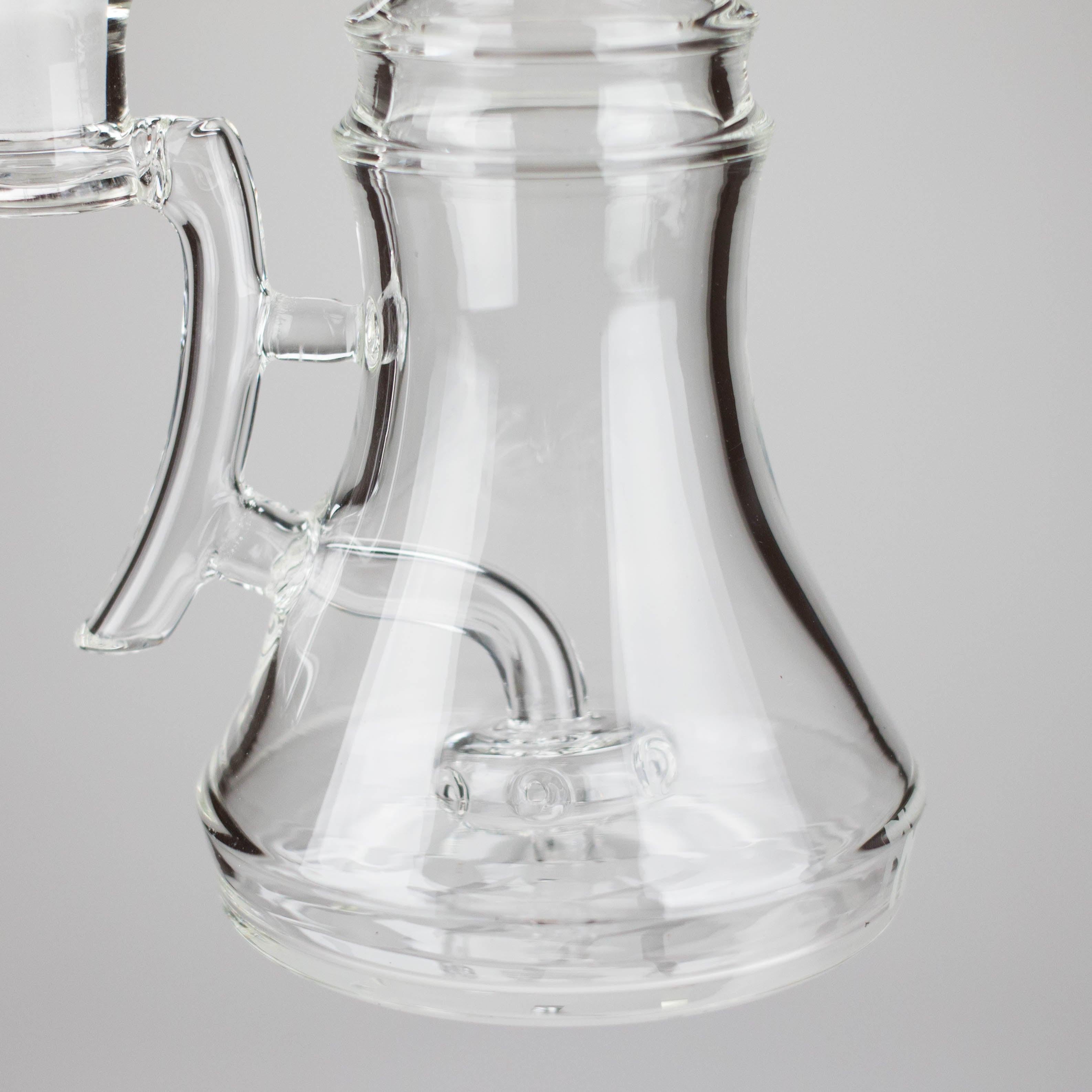 Nami Glass | 9" Ripple Dab Rig – Premium Borosilicate with Signature Inline Design